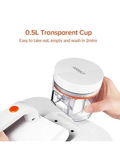 Airbot Airbot Dust Mite Vacuum Cleaner UV Disinfection CM900,Mattress Vacuum Cleaner,trong & Safe UV Sterilization Function, LED Intelligent Display Panel, Detachable & Washable Parts - White  - Image 3