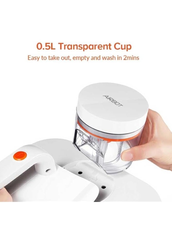 Airbot Airbot Dust Mite Vacuum Cleaner UV Disinfection CM900,Mattress Vacuum Cleaner,trong & Safe UV Sterilization Function, LED Intelligent Display Panel, Detachable & Washable Parts - White  - Image 3