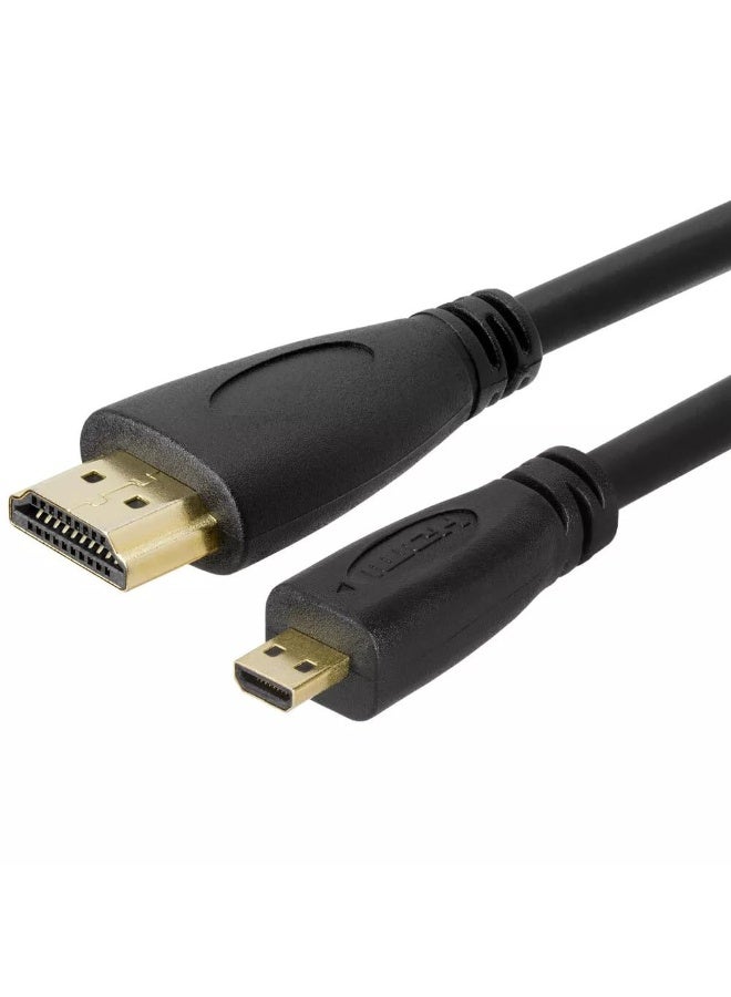دايتويز كابل Micro HDMI 1080P A/V TV Video HDTV لكاميرا سوني هاندي كام HDR-CX330 - بطول 1.5 متر.  - Image 1