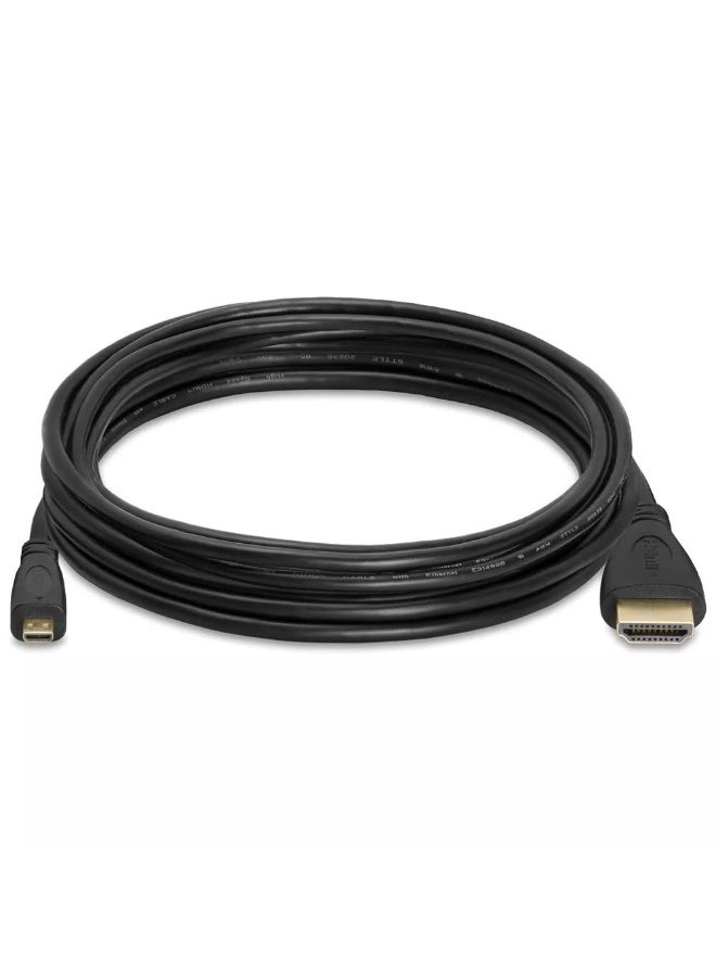دايتويز كابل Micro HDMI 1080P A/V TV Video HDTV لكاميرا سوني هاندي كام HDR-CX330 - بطول 1.5 متر.  - Image 2