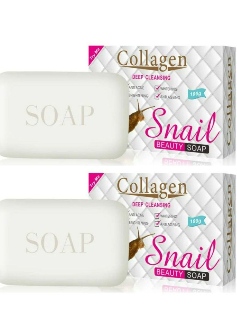 Pei Mei Soap Snail Whitening 100 g 2 PCS - Image 1