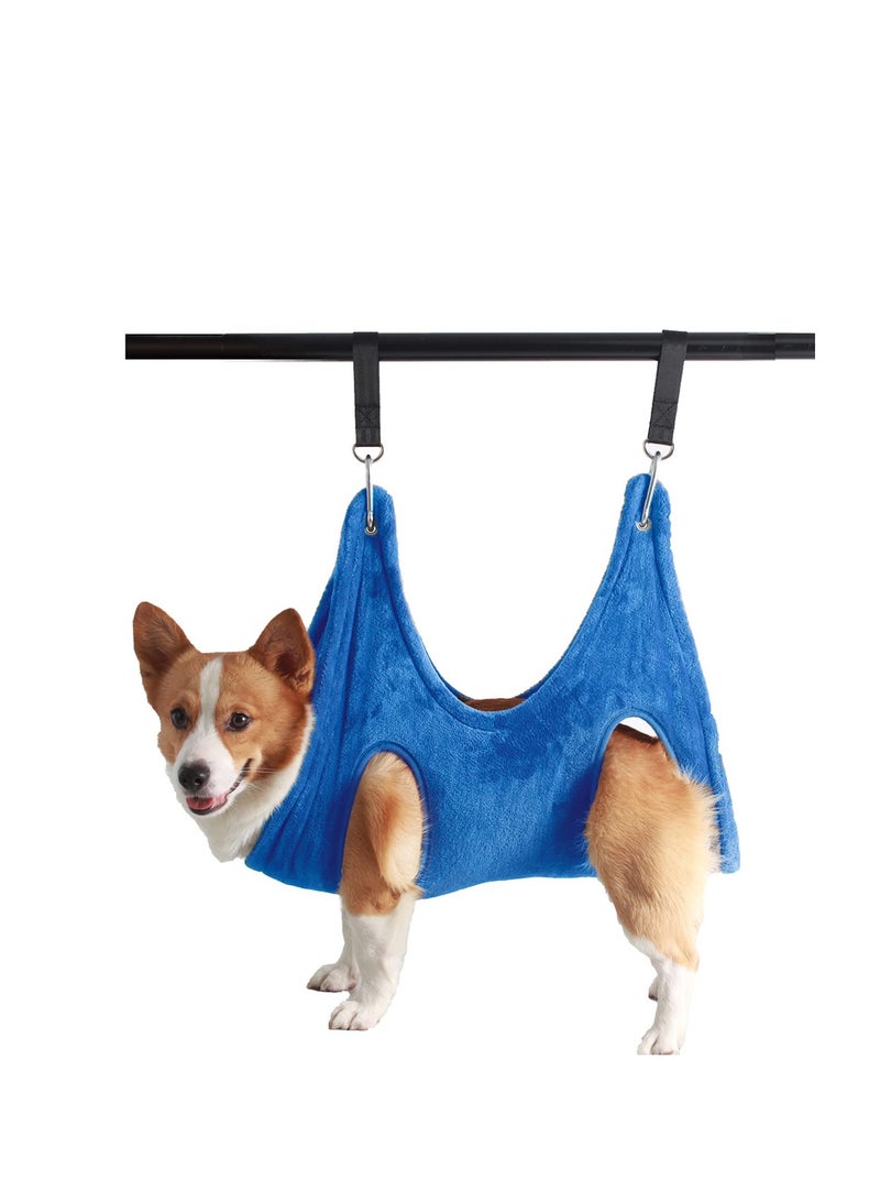 SYOSI Dog Grooming Hammock Nail Trimming Helper Dog Grooming Harness Multifunctional Restraints for Small Medium Large Dogs and Cats Bathing Washing Grooming and Trimming Nails - Image 1