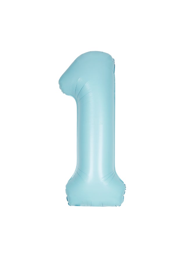 يونيك 34 بوصة مسحوق أزرق غير لامع 1 بالون فويل - Image 1