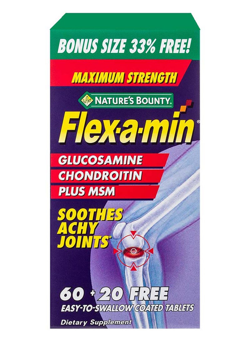 NATURE'S BOUNTY أقراص Flex-A-Min ذات القوة القصوى 60 قرصًا - Image 2