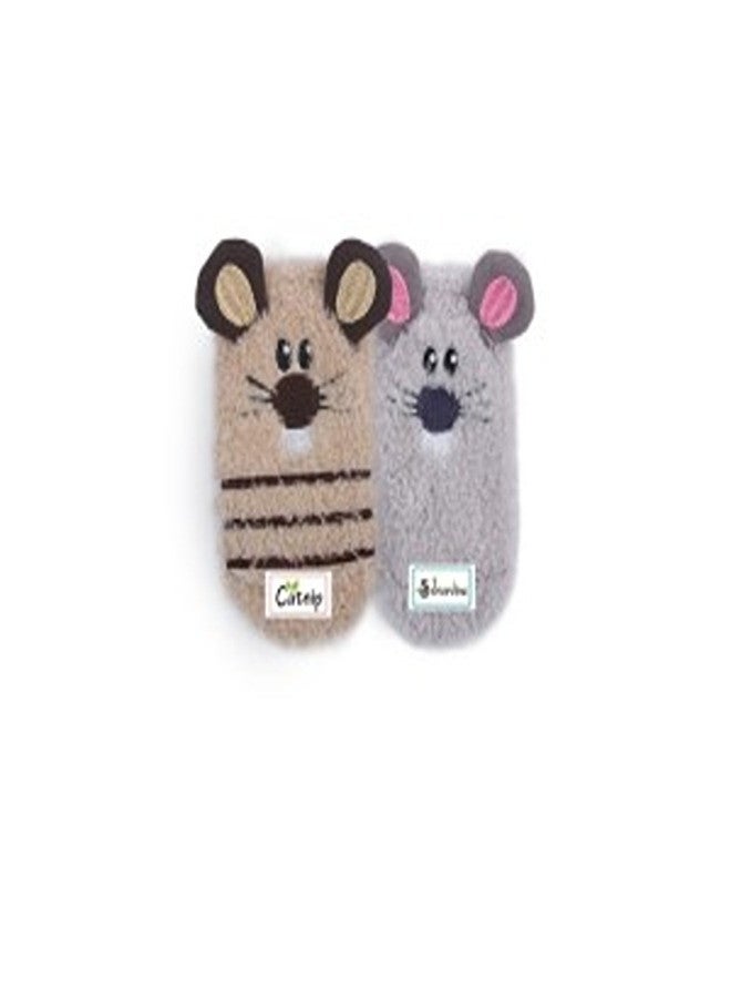 all for paws Sock Cuddler - Mouse Sock - 2 Pack