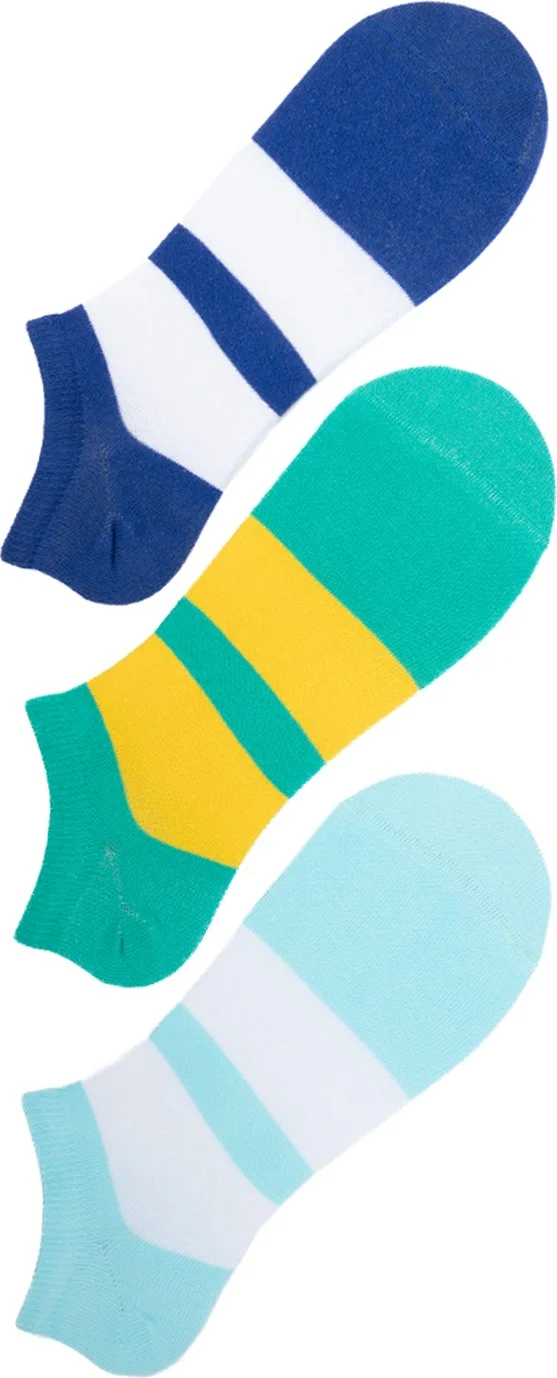 ذا سوكس كومباني 3 Pairs of Men's Booties Socks