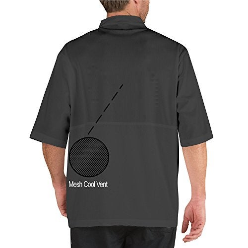 Chef Code unisex adult Chef Coat Work Utility Button Down Shirt, Charcoal, X-Large US - Image 2