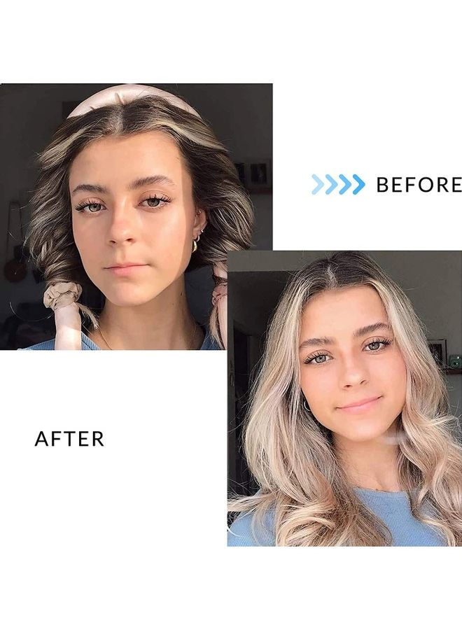 NIBEMINENT No Heat Hair Curling Rod Pink - Image 2