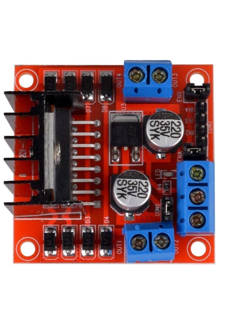 L298N Motor Drive Controller Board Module Dual H Bridge DC Stepper For Arduino (1)