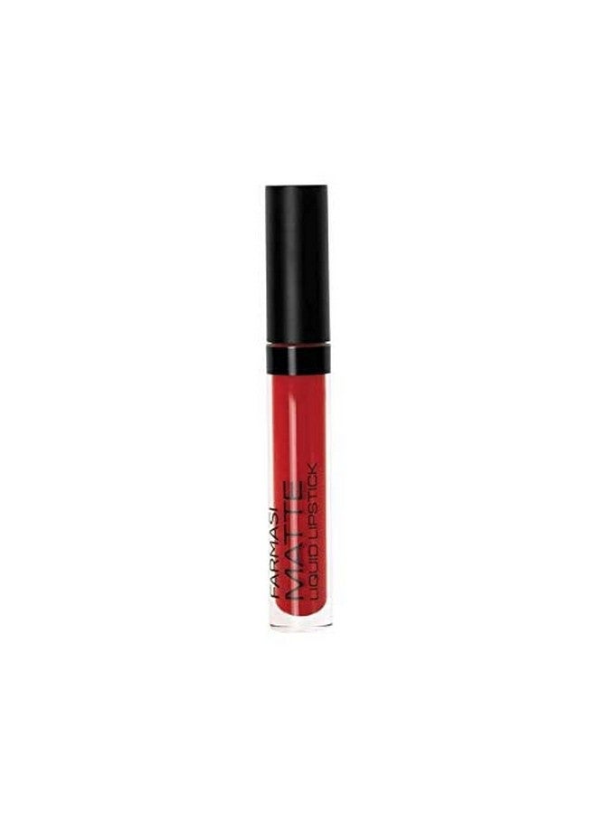 FARMASI Make Up Matte Liquid Lipstick Long Lasting And Waterproof Liquid Lipstick Lightweight And High Impact 0.14 Fl.Oz (Red Love) - Image 2