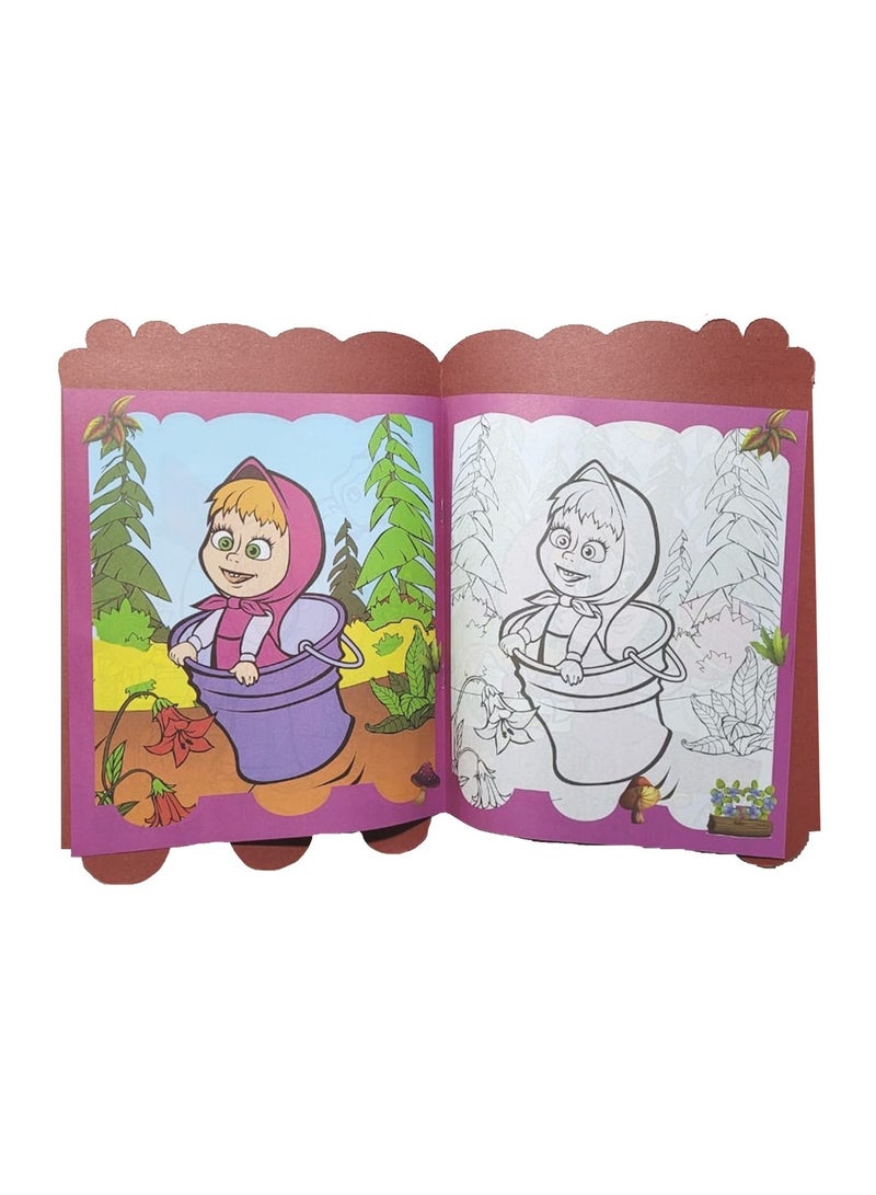 Color Drawing Masha And The Bear  - Image 2