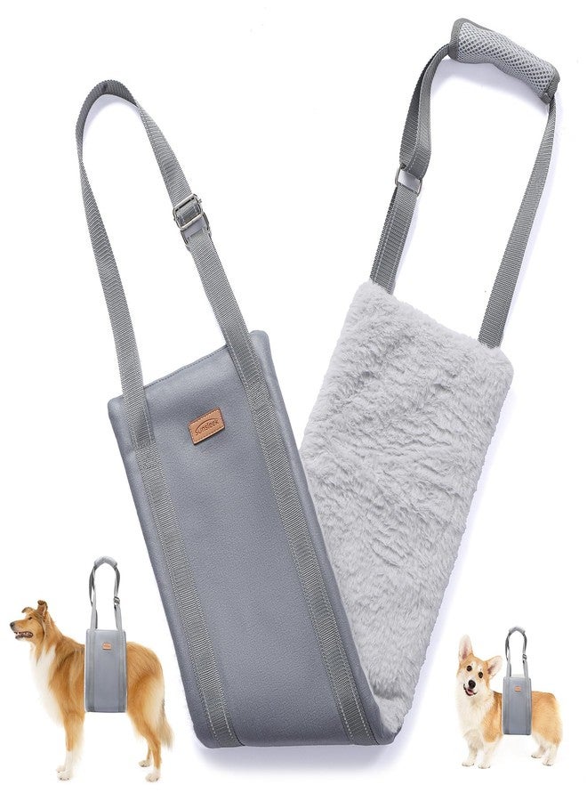Sunsleek Dog Lift Harness for Medium Dog, Adjustable Dog Sling for Back Legs, Hip Support Harness to Help Lift Dogs Rear for Helps Senior, Injured, Disabled and After ACL Surgery Dogs - Medium, Grey - Image 1