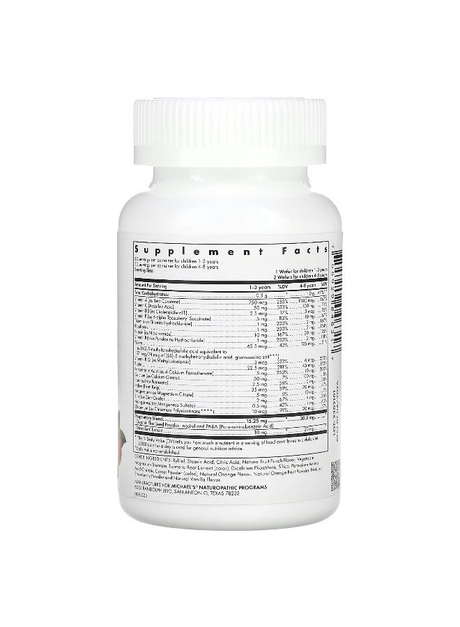 Michael's Naturopathic Michael's Naturopathic, Children's Chewables, Natural Fruit , 60 Vegetarian Chewable Wafers - Image 2