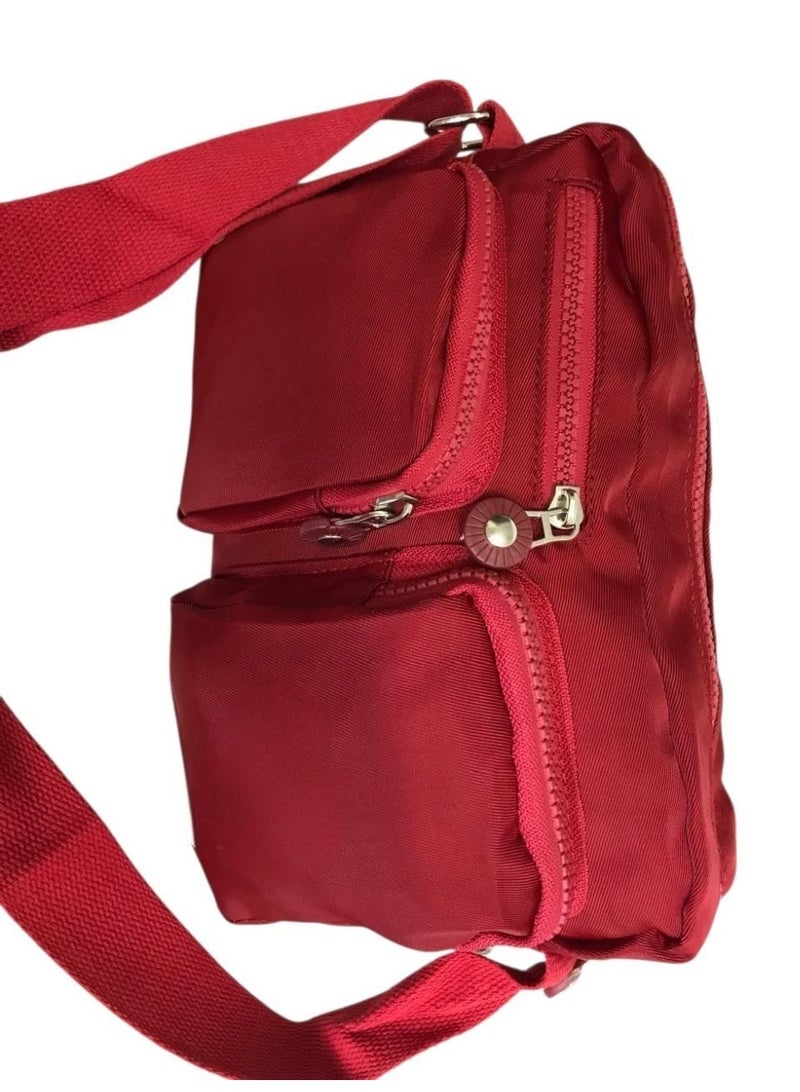 Women’s Crossbody Bag with 4 Zippers - Image 3