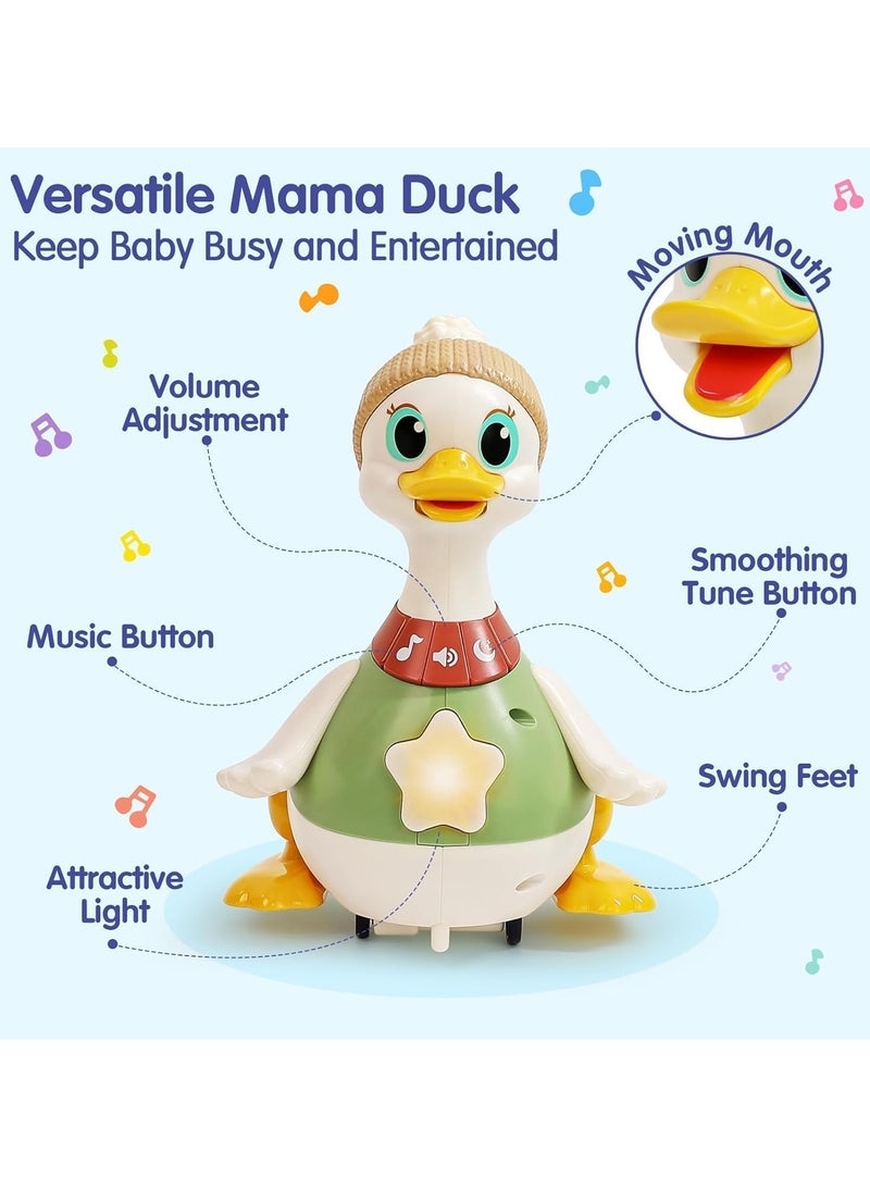 general Baby Toys 6-12 Months Musical Dancing Duck Toy Set For Moms and Babies Tummy Time Toy, Crawling and Interactive Play For 1-Year-Old Girls and Boys - Image 5