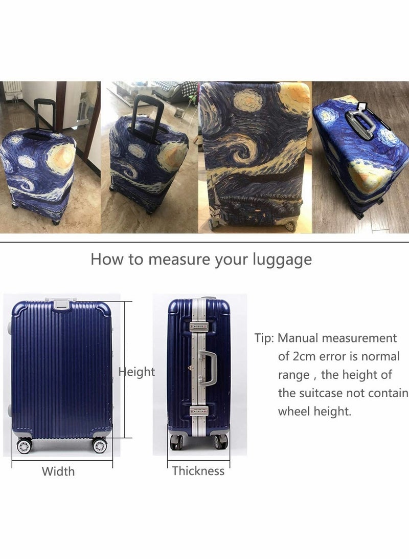 High Elastic Travel Luggage Cover for 18/24/28/32 Inch Suitcases - Durable & Stylish Protection for Your Bags - Image 4
