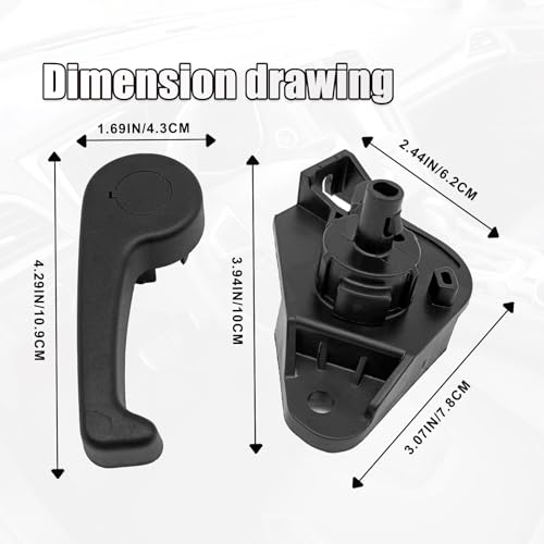 NOTISH Hood Latch Release Handle with Mounting Bracket, Compatible with 2013-2020 Ford Fusion Lincoln MKZ, Replaces OEM# HS7Z-16B626-A, DS7Z-99042C74-A - Image 2