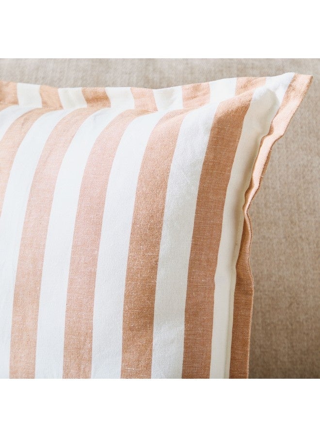 Home Box Warm Oasis Terra Broader Striped Filled Cushion 50 x 50 cm - Image 2