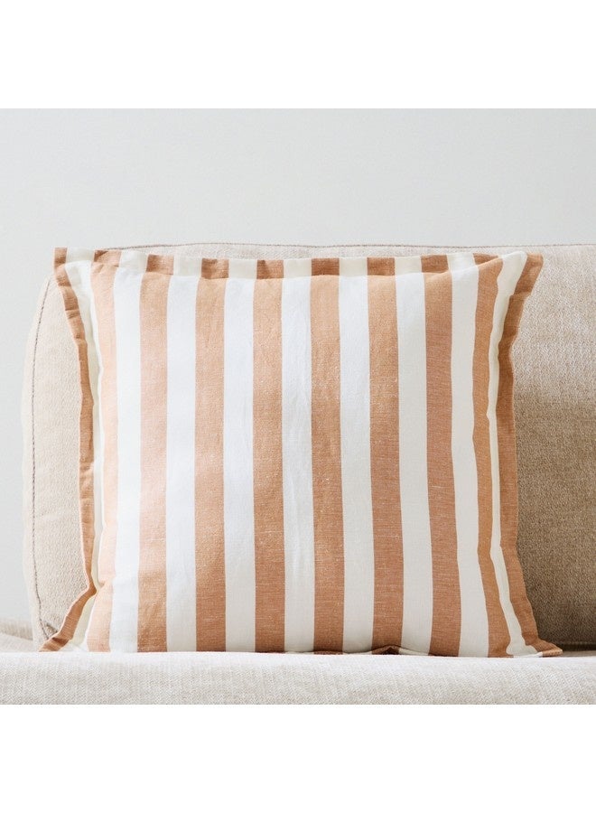 Home Box Warm Oasis Terra Broader Striped Filled Cushion 50 x 50 cm - Image 3