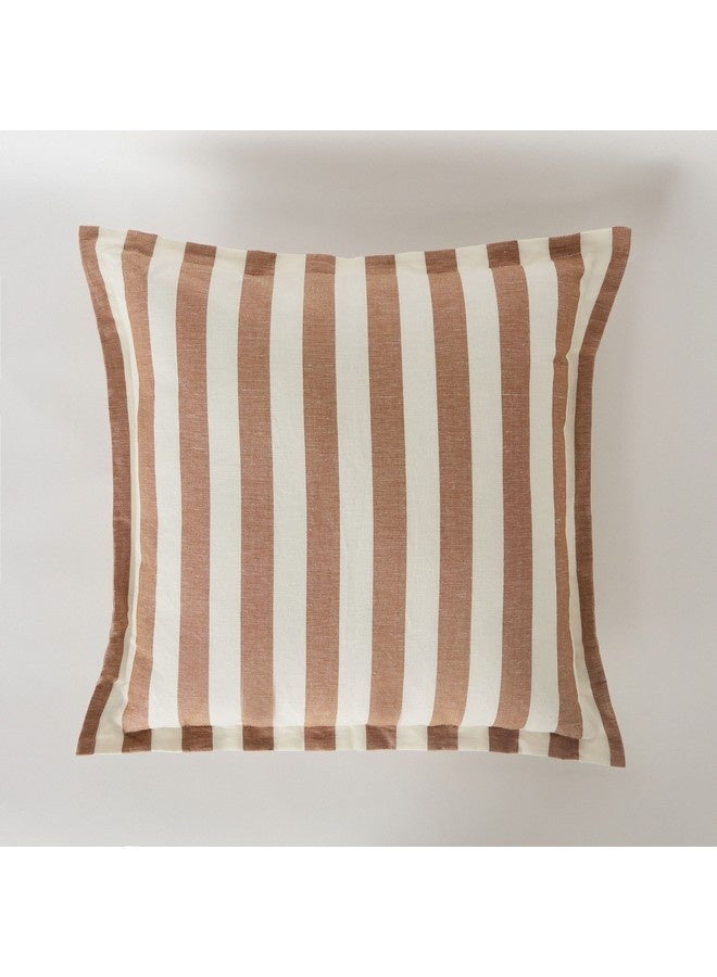 Home Box Warm Oasis Terra Broader Striped Filled Cushion 50 x 50 cm - Image 4
