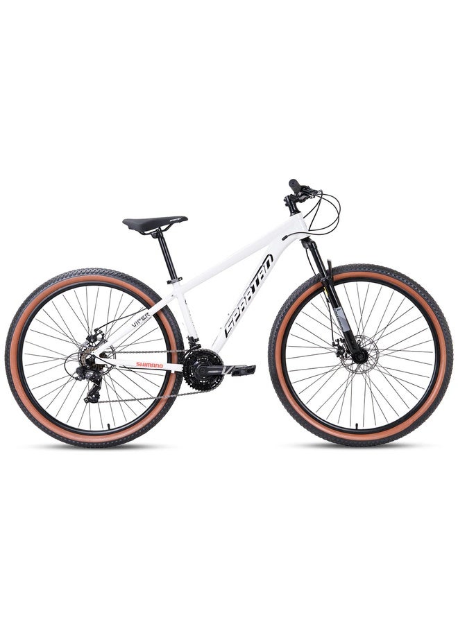 Spartan 29" Viper Hardtail MTB - White - Image 3