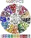 Forever young Rhinestones Diamond Painting Beads Diamond Bead Art Diamond Painting Drills Diamond Painting Accessories Diamond Art Accessories and Tools Rhinestones for Makeup 20 Colors Square Bead 4000PCS - Image 2