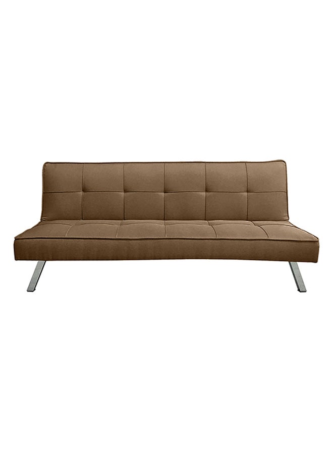 إن - هاوس ساندي | أريكه سرير 2 في 1 من المخمل - 30x177x107 cmبني فاتح - Image 4