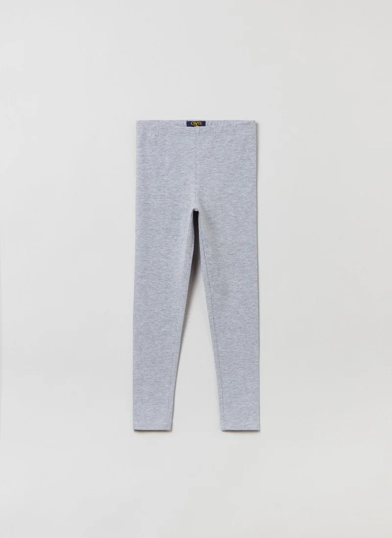 او في اس Ovs Stretch Cotton Leggings