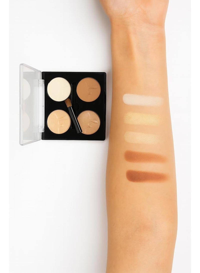 Sedell Paris GlowScape Quad Four-in-One Illuminator Palette - Image 2