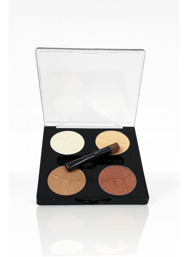 Sedell Paris GlowScape Quad Four-in-One Illuminator Palette - Image 3