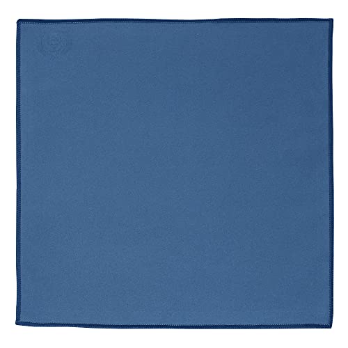 Mivi MI&VI Synthetic Chamois Microfiber Instrument Cleaning & Polishing Cloth for Violin, Viola, Cello, Bass, Guitar, Piano, Saxophone, Flute 12x12in (Navy-Blue) - Image 2