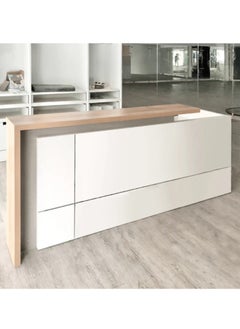 Neo Front Neo Front Reception Desk for office clinic corporate events hospita; retaurant reception Modern Area Banks Building Store Executive Dental Medical reception area tables furniture TC-QT601-1.6M  - Image 5