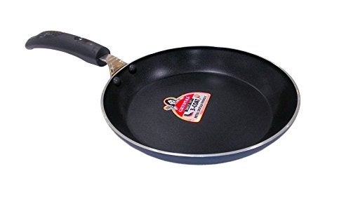 Crystal Induction Base Non-Stick Aluminium Taper Fry Pan, 250 mm, Multicolour