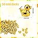 Penitue 50pcs Mini Golden Ducks Resin Tiny Duck Figures Collectible Animal Statue for Micro Garden Landscape Cake Decor DIY Craft Party - Image 4