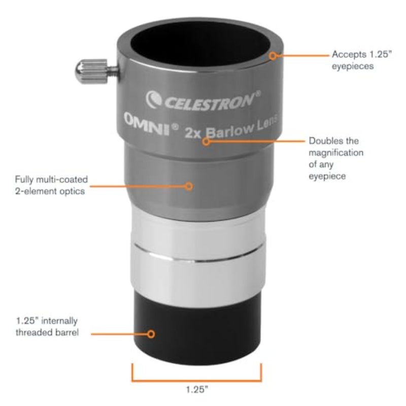 Omni 2X Barlow Lens, 2026 year - Image 2