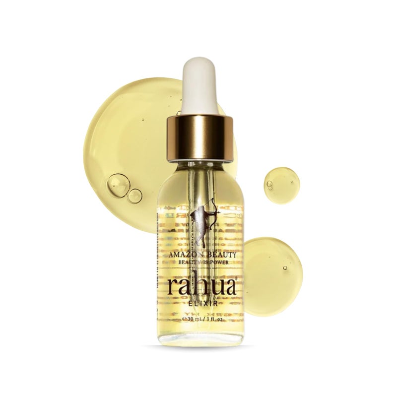 Rahua Elixir Hair Oil, Pure Rahua Oil with Palo Santo, Vegan Luxury Treatment that Nourishes and Repairs Dry Damaged Strands, Restores Scalp Balance, Hair Growth Serum for All Textures, 1 fl oz - Image 3