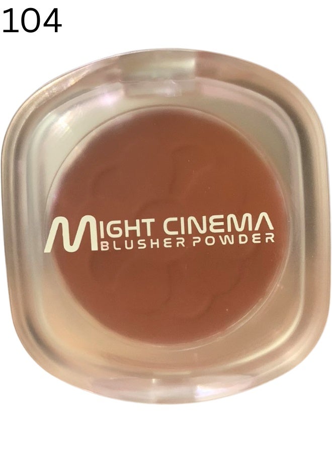MIGHT CINEMA Matte Powder Blusher – Multi-Purpose Face Makeup for Cheeks, Eyes & Lips – Natural Sheer Pigments for a Healthy, Radiant Glow – Easy-to-Blend, Lightweight & Buildable Texture – All-Day Stay Cheek Color – Monochromatic Makeup Look. - Image 1