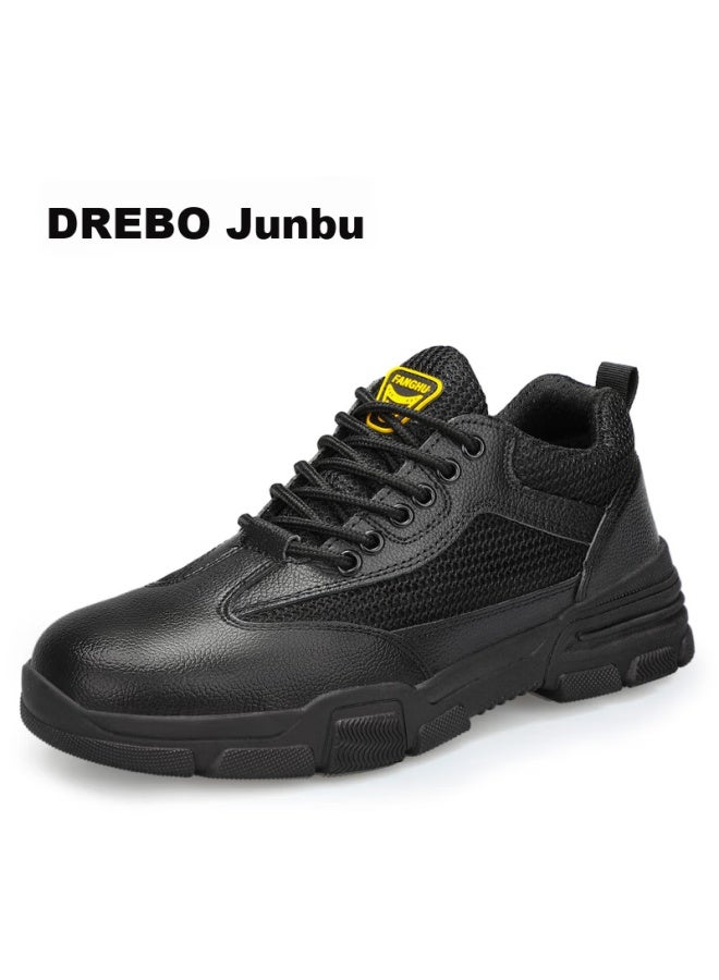 JUNBU Safety Shoes For Men With Steel Toe Cap, Anti-Smashing, Anti-Puncture, Lightweight, Soft Sole, Wear-Resistant, Construction Site Safety Work Functional Shoes 1020D Size 41 - Image 5
