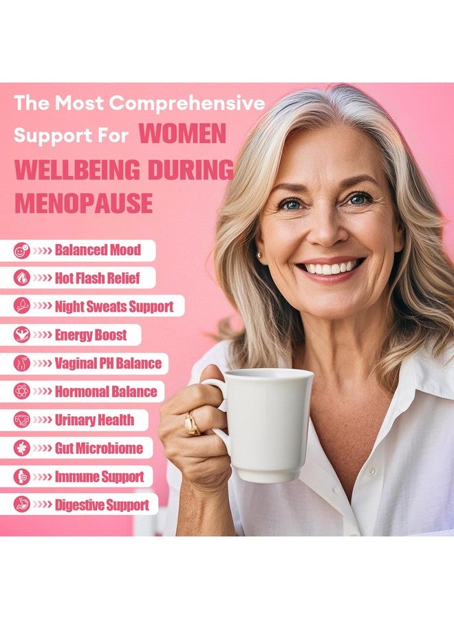 Totaria 40-in-1 Menopause Supplements for Women, Multibenefit & Complete Black Cohosh for Hot Flashes, Night Sweats & Hormone Balance, w/ Probiotics, DIM, Vitex, Dong Quai, Red Clover and More, 120 Vegan Caps - Image 4