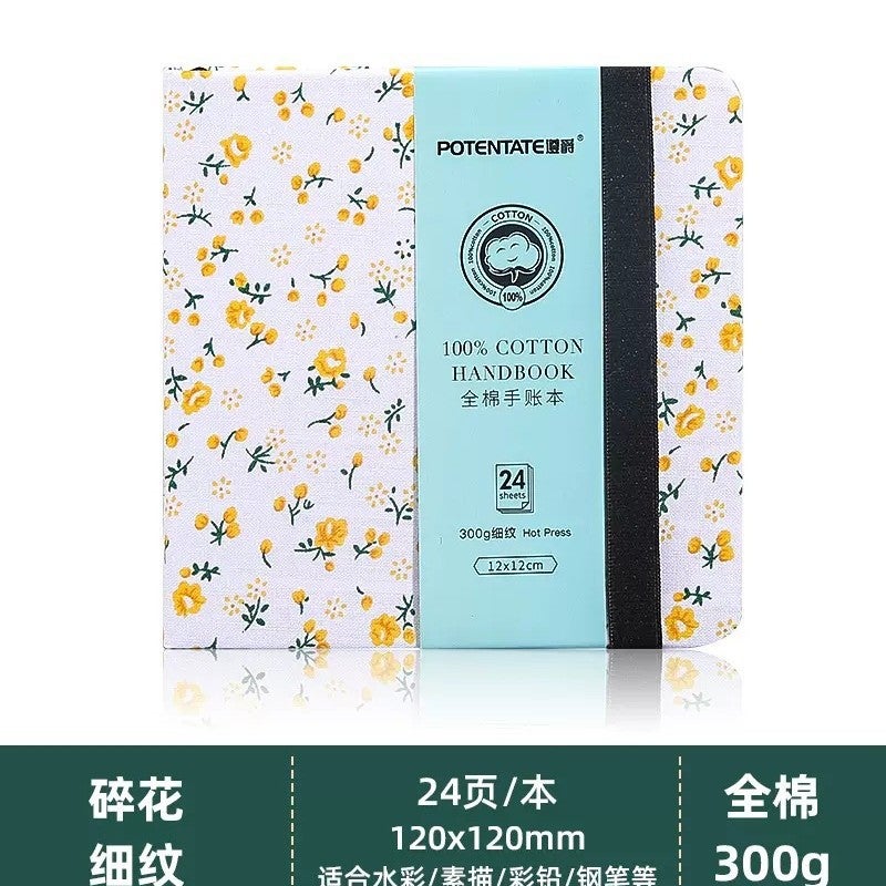 Zunjue Cotton Watercolor 300G College Fabric Square Hand Book Fine Medium Thick Texture Variety Of Cover - Image 1