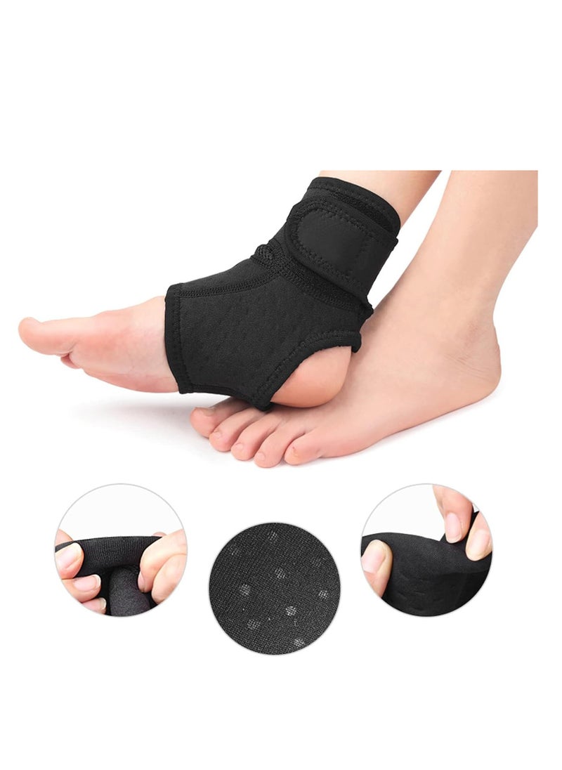 KASTWAVE Ankle Brace for Men & Women, Orthopedic Brace - Adjustable Compression Wrap for Swelling Joint Pain Sprained Ankle for Men Women Sprain Support Ankle Stabilizer Brace (Right Foot)  - Image 2