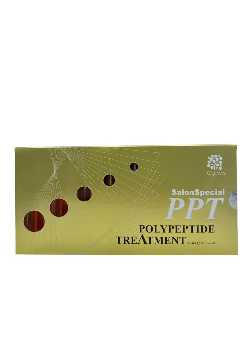 CYNOS SALON SPECIAL PPT POLYPEPTIDE TREATMENT 18ml*8 - Image 1