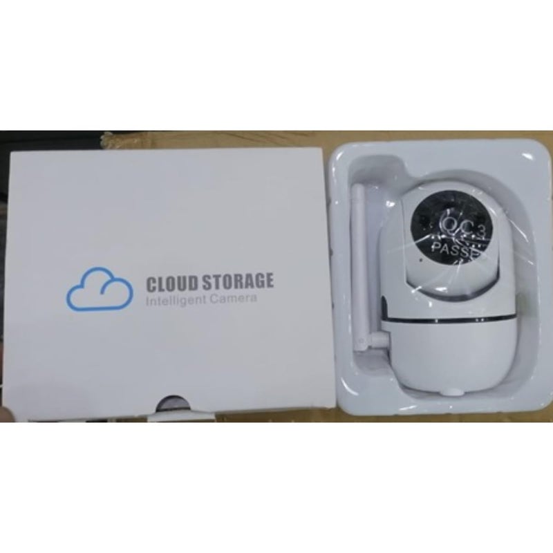 ZAMZIN Cloud Storage Intelligent Security Camera 1080P with 360° View, Wi-Fi, 2-Way Audio, Motion Detection, Night Vision - Ideal for Home, Office, School - Easy Wireless Setup, Real-Time Feed, SD Card - Image 1