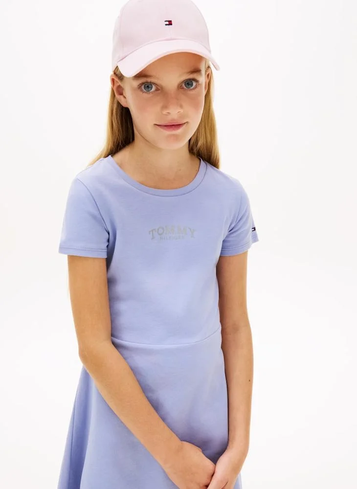Tommy Hilfiger lavender Kids Skater Dress for Women | Best Price UAE