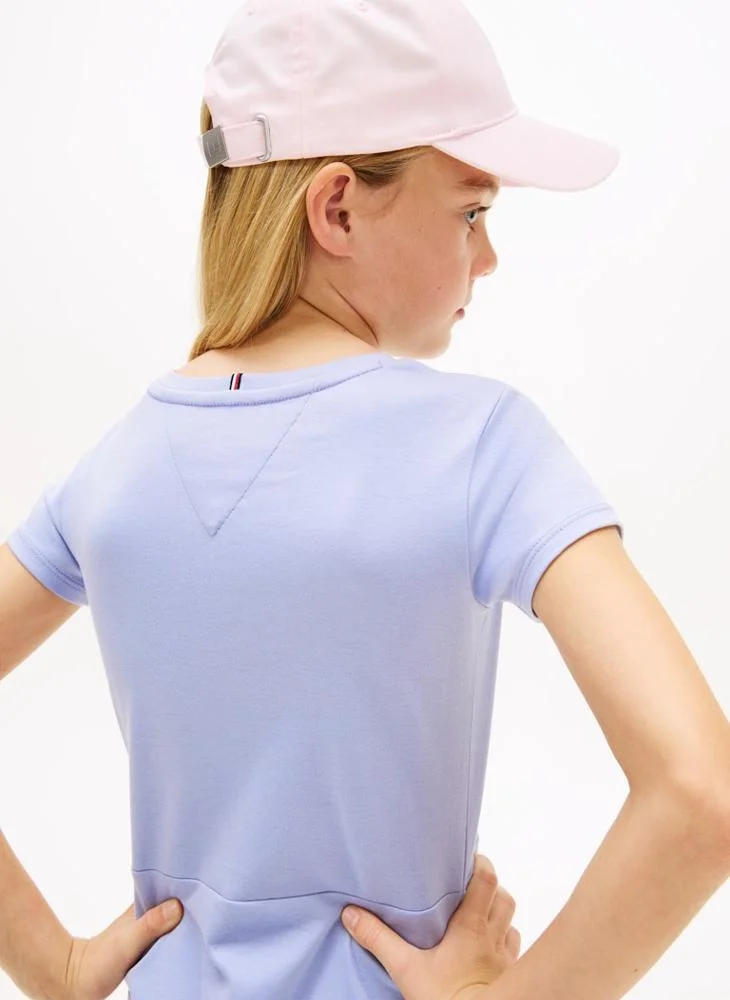 Tommy Hilfiger lavender Kids Skater Dress for Women | Best Price UAE