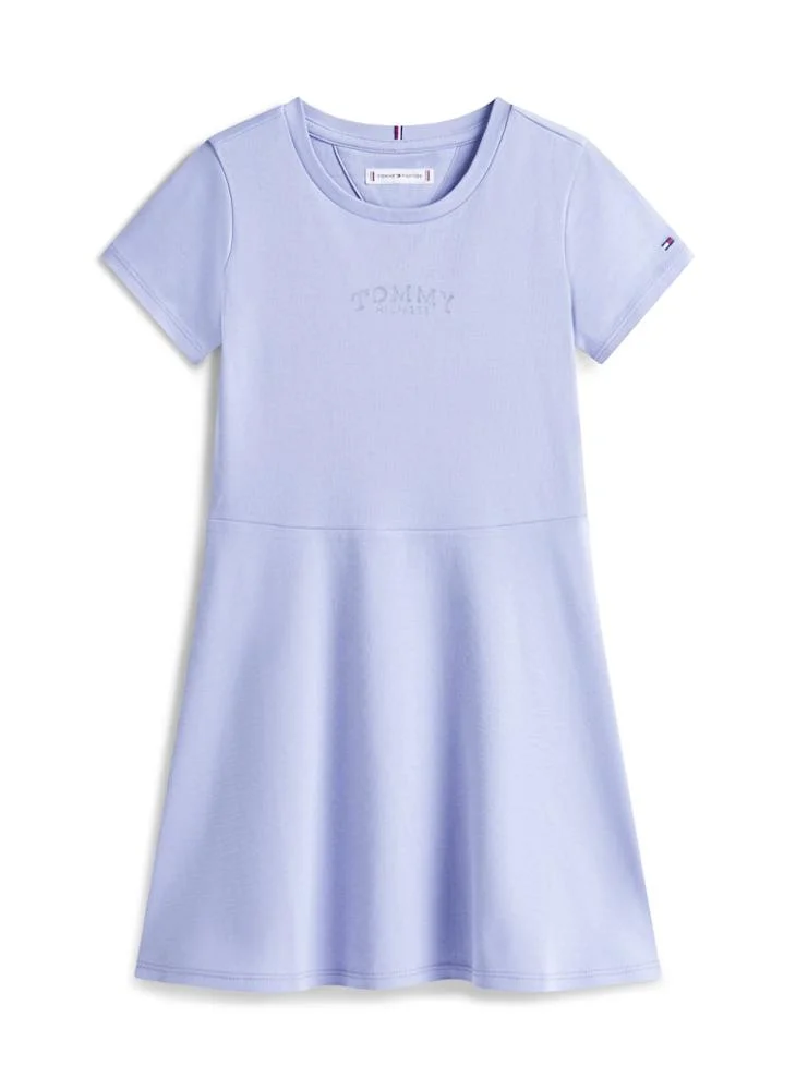 Tommy Hilfiger lavender Kids Skater Dress for Women | Best Price UAE