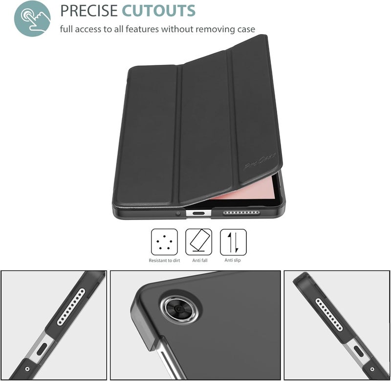 Procases For Lenovo Tab M8 4Th Gen Case 8 Inch 2023 Tb-300Fu/Tb-300Xu, Slim Stand Hard Back Shell Protective Smart Cover Case For Lenovo Tab M8 8" 2023 Release -Black - Image 4