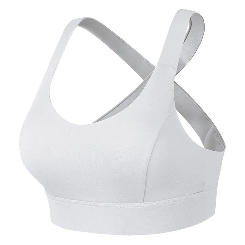 One-Cup Large-Breasted Fitness Underwear Push-Up Comfortable Sports Bra Running Yoga Quick-Drying Vest - Image 2
