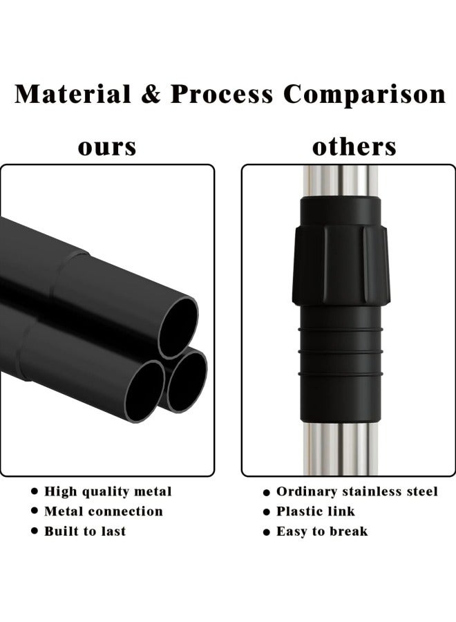 GGEROU Metal Coat Rack with 4 Hooks and Stable Base, Modern Coat Tree with Crossbar, L Shaped Coat Hanger Stand, Free Standing Coat Rack(White) - Image 2