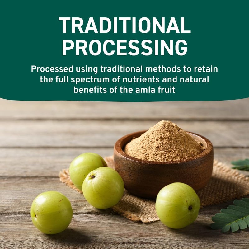 Handpick مسحوق الأملا العضوي (14 أونصة) أمالاكي، عضوي من وزارة الزراعة الأمريكية، غير معدل وراثيًا | 100% خام وطبيعي - مختبر لاختبار النقاء | مسحوق التوت الهندي | كيس قابل لإعادة الإغلاق - Image 5